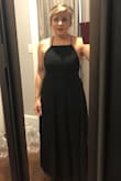 I loved it! It was pretty snug, I would have ordered a small if it had been in stock. But so so cute! Wore as a bridesmaid dress and loved it! - Alissa