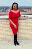 I love this dress! The material feels wonderful against my skin. It complements my curves and my waistline. It is a dress suitable for many evening/formal events. - Nylah E.