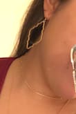 I love the look of these and they look even better with my second earrings in as well. Definitely a new fashion staple for me! - Sabrina O.