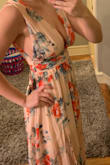 This dress is beautiful! I ordered it for my Junior Prom. It fits well around the chest, but it does not fully zip up in the back. Hopefully some alterations will fix it. Since I am 5'4" the dress is a little long, but with hemming it will be fine. Overall beautiful and cannot beat for the price. Just what I was looking for! - Rylie H.