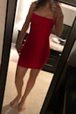 I ordered this dress for my bachelorette in Vegas in May and it's AMAZING! It's tight, but not too much. The square neck makes it! - Christina V.