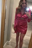 I loved this dress so much and got so many compliments! I found it ran very small. I had to size up to an XL (which I never wear...) in order for it to be long enough... I preferred how the L fit my body, but it was slightly too short. Tall girls size up!! - Gabrielle S.
