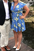 Absolutely fell in love with this dress. It is such a flirty, romantic little dress that was perfect to wear to a wedding. It's modest, but still revealing in the best way! - Saffron S.