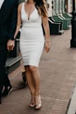 This dress is gorgeous! Great fabric, fits great, looks just like the photos. - Lesley N.