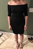 This dress was perfect for me! It is stretchy and comfortable. The length was exactly what I wanted and the slit in the back is a perfect touch! I bought it for a gala fundraiser and it was exactly what I was looking for. Perfect for weddings and more formal events. - Emma J.