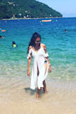 Love this cover up. I wore it in Mexico. I got a lot of compliments. It looks sexy and classy. I bought another color in black. - Janice S.