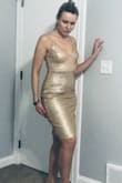 Great dress little loose but not bad. If I ordered a smaller size It would probably be to tight. Love it can't wait to wear it out. - Meliha H.