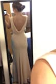 This is a tricky one. I usually wear a small in Lulus dresses, but never wear dresses that are fitted through the hips. For this one, I ordered a small, medium, and large to figure out what size I needed. The small fit on top, but I will likely be sticking with the medium (pictured) though it is just tighter on my hips than I'd prefer. The large still brushed my hips, but was otherwise simply too big. - Mary B.