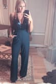 Lulus is always my go to place when it comes to finding anything, whether it be for work, a night on the town or just something for a casual day Lulus always knows how to fit the part perfectly!! I got this jumpsuit within 3 days of purchasing it and the material is perfect! So comfy and the top allows you to adjust so it can fit any chest! Highly recommend and obviously every girl loves something with pockets!! Also paired it with Lulus black strapped heels! - Sarah L.