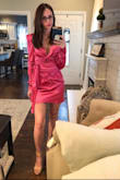 Ordered this for my bachelorette party. I ordered a size small and it was a tad loose on me all over so I returned it. The extra small is sold out so I put myself on a wishlist. - Savannah K.