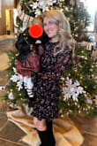 Love love this dress. It almost has a sewn in empire waist which was a tad snug and tight otherwise I would've given 5 stars. Paired great with knee high boots. - Lindsay M.