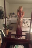 The dress is simply amazing, fits perfect, little long which has to be hemmed, bought this dress for my sons wedding this May, they are getting married in Arizona. The dress is not heavy or picky. I'm so excited to wear it.. - Christine O.