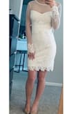 I tried on 6 other Lulu's dresses as potentials for my bridal shower, and this one won my heart. It's so comfortable, and I'm obsessed with the sleeves. It's the perfect length and the material isn't thin. I was hating how some white dresses were making my body look, but this one surprised me. I loved it more than I initially expected I would. Perfect for my October bridal shower. :) - Nicole D.