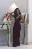 This is a beautiful dress -- very simple yet elegant. I followed the sizing guide and reviews to pick my size, but it was way too big. Since I'm short, I always expect to have to hem long dresses, but this was large all over. I spent more than half of what I paid on the dress in alterations because I didn't have time to exchange the dress. The tailor did an amazing job, and the dress looked great, but I wish that the sizing guide would've been accurate, and I didn't have to go through the extra hassle in time and money to get it fixed in time for the wedding. I would suggest that Lulus reevaluate their sizing chart as all items in my order were extremely large. - Ja S.