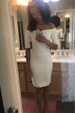 I love this dress. The fit is super cute, and it can be dressed up easily. It's form fitting but still has a nice sturdy material. - Cassandra J.