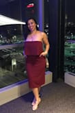 Omg I got so many compliments on this and felt amazing. I am a curvier woman in the thigh and belly area and at first ordered a large, but had to return for an XL so keep that in mind when ordering. Otherwise great great dress! - Wendy B.