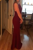 I love this dress so much! I plan on wearing it to this years upcoming prom. This dress is such a beautiful deep red and it's very elegant and classy. Great material and super comfortable as well, not to mention affordable!!! - Niki D.