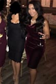 Bought this for our company holiday party and it was definitely a hit. I always buy a couple of sizes larger when ordering a form fitting dress from Lulus, and then have it altered to fit like a glove. I have curves so it's hard to predict how my true size will fit. It turned out to be a beautiful dress!! - Maria D.