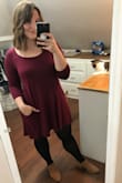 Super cute and comfortable. Can be almost a little sheer so beware of push up bras if you already have a larger chest! I wore it on a date and loved spinning around the dance floor in it! - Samantha B.