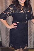 Absolutely love this dress! Sexy, but in a classy way. Perfect to celebrate my Birthday. - Nellie B.