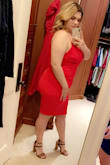 I have this dress in black and red. It is PERFECT to say the least. - Stephanie A.