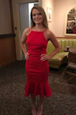 This dress made me feel like I was supposed to be in a movie! I felt so comfortable and sexy. But it's so classy at the same time! The dress is thick and the liner doesn't bunch up. If I could wear this dress every week, I would. - Kate M.