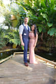 This dress was incredible. True to size, fit like a glove. Wore to a wedding in Miami as a guest. Got so many compliments. Paired it with a gold belt, and gold and pink shoes. Really loved it. - Melissa M.