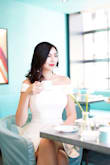 I worn it on Valentine's Day for afternoon and it was so pretty - Rosie W.