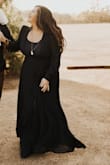 I LOVE this dress, it's stunning. However, I have a very big bust so I had to wear an undershirt with it or else my ladies would have been falling out every which way. - Danielle