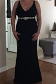 Dress fits like a glove! It's lined, and I love the quality. I am my sister's married of honor and decided to add a sash belt for extra detail. I am all about practicality, so the fact that I can definitely wear it again for another occasion is a plus! - Vanessa S.