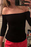This is such a cute top that I can use either to just go out with or even dress it up tucked in... love it so much! - Shea S.