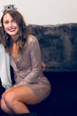 I was nervous about the low cut in the dress, but I was in love with the color and style. I'm so happy I purchased this dress!! It was an amazing NYE outfit!! - Samantha B.