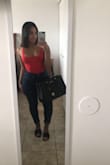 I absolutely love them!! It was even better when I saw them in person. The fit is just the way I like it and the material is soft and comfortable to wear. I wear them all the time now. The first time I wore them with jeans and a red bodysuit for Valentine's day. Even my boyfriend liked them that he surprised me with another color. In my opinion I recommend to buy them, you'll love it. - Annie M.