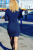 A classic dress, giving an official look but still sexy. I liked it. - Taly S.