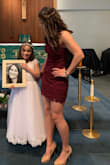I wore it to baptize my goddaughter, and it fit perfectly! - Debbie H.