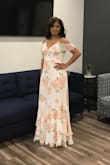 Loved the dress! It looked beautiful and I felt beautiful in it at my bridal shower! I am short so I had to wear 6'' heals with the dress. - Sasha M.