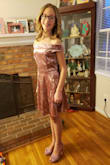 My daughter wore this to her first middle school danced and absolutely loved it!  She was truly the Belle of the Ball.  Other mothers texted me, asking where I found the perfect dress and shoes!  It made for the best night EVER! - Mercedes C.