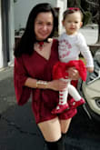 I wore this romper on Valentine's. It fits perfect. I got many compliments. It looks sexy. Perfect for breastfeeding mama's like me because of the pop button, easy access for my little one. LOL! Overall,  I Love my purchase! - Angelie C.