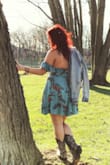 I love this dress! I wore it for my college graduation photos! Instead of traditional photos, I took them in the country in this dress in my cowboy boots and it came out so good! If you are thinking about getting this dress, just do it! - Tayler D.