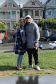 It's warm and the length is right above my knees. The sleeves are a little bit on the longer side but still a good length. I love this coat and super great quality for the price! - Jazmin N.