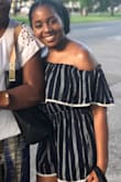It fits great. The sleeves stay off the shoulders so I didn't have to adjust much. The material also is lightweight but not too thin. - Chanelle B.
