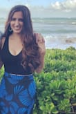 This is a great crop top to have in your wardrobe! FYI - It's more of a racer-back style top so I had to criss-cross my bra straps to hide them. - Jacquie G.