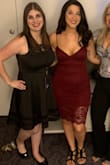 Love this dress. It was only available in a medium, and I'm typically a large but I ended up losing 14 lbs and it fit perfectly. I think if u have a really large chest you will want to size up or consider another dress. My only complaint is the under lining kept riding up and exposing my spanx shorts, so keep that in mind. - Whitney F.