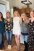 I wore this dress for my bridal shower and it was perfect! I looked good and felt good and got tons of compliments on it. It's short, but not too short. I did take it to a tailor and have the seam taken in a bit around the waist and ribs. it's a shift dress so it's meant to fit a little loose, it is rather boxy, but after getting the seam taken in it was perfect. I can't wait to wear this dress to work and for special occasions in the summer. - Veronica T.