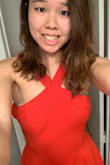 Can't wait to take this stunning red dress out salsa dancing! - Catherine F.