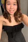 Love the ruffles and how it shapes my body! Can't wait to take it out salsa dancing. - Catherine F.