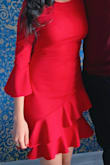 I like how the dress gives you shape but it isn't too tight. Very comfortable and the red color is so flattering. Wore it for Valentine's Day and my boyfriend loved it. - Deepa R.