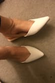 I was super excited to find these shoes. I am very concerned about comfort in shoes when it comes to my May 25th wedding and insistent upon wearing flats. I ordered this pair on a whim because the price was right, and I made out like a bandit. They are great! I love the slingback and the comfort. I also was able to add some blue lace to the top of them to create my "something blue." I am so excited to wear these on my wedding day! - Joanna F.