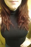 So happy I bought this top! The material is soft and very stretchy, plus it's double lined so it isn't at all sheer. My only dislike is that the shoulders are cut a little weird, so if you wear a normal bra the straps will show. I bought this top to wear underneath blazers and jackets anyway, so it's not a big deal. I plan to purchase this top in additional colors. It's lovely. - Rebecca W.