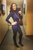 Love this dress! Perfect for a fall/winter dress. The material is very tight but great quality and the length is perfect. Not too short! - Skye M.
